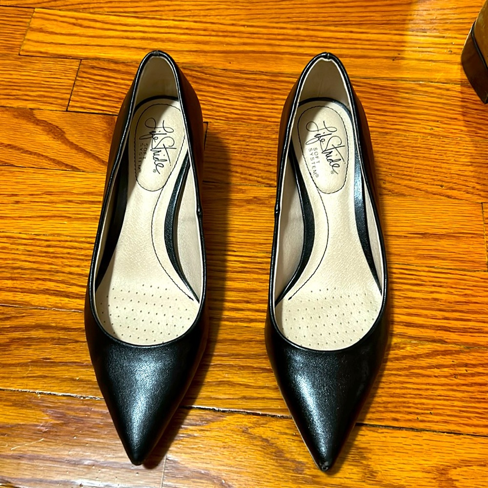 Black shoes.